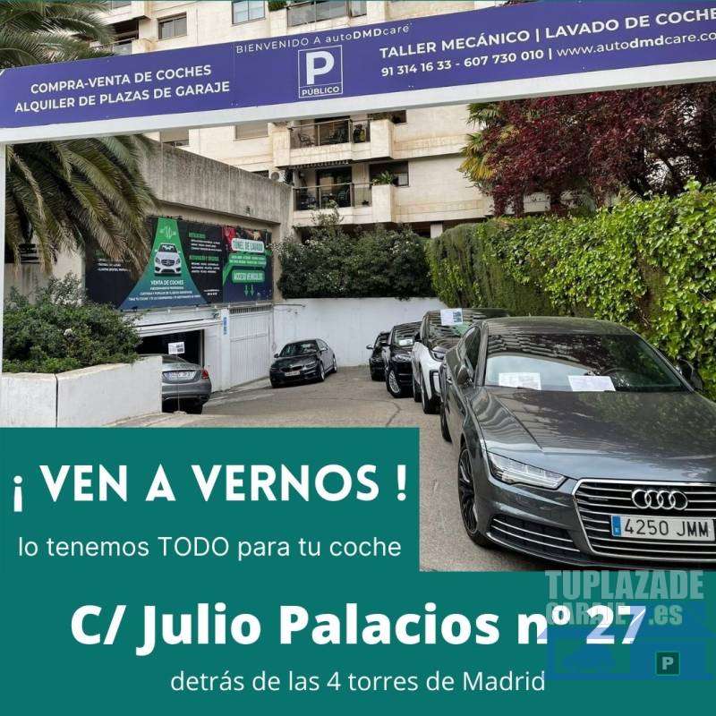 Alquiler de +70 plazas de garaje para coche y moto en el barrio del pilar, entre las 4 torres y la vaguada en Madrid - 203163281499