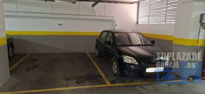 alquiler plaza de garaje, calle hoyuelo, 3, metro pacifico, finca nueva, ancha, portero físico, muy