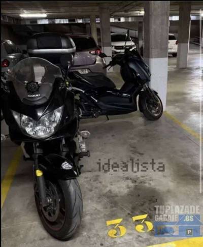 se alquila plaza para moto, planta -2, buen acceso y puerta automática.