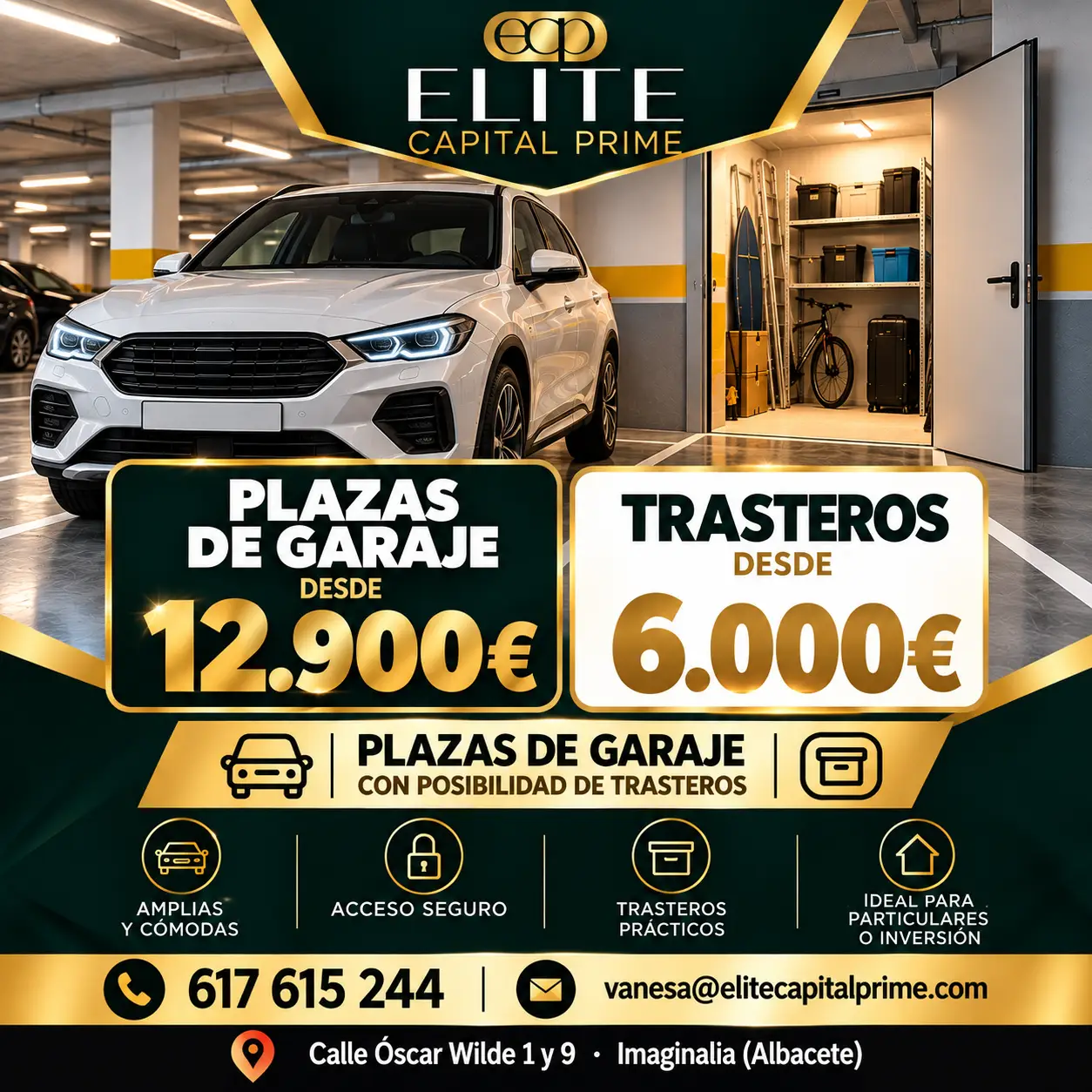 ¡oportunidad en imaginalia! plazas de garaje desde 12.900 €, Albacete - R-1345